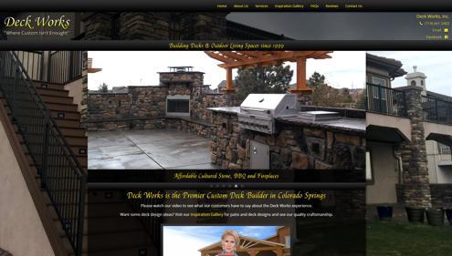 Customized Website for Deck Works  in Colorado