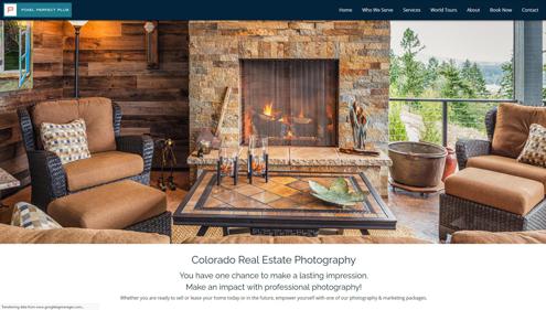 Customized Website for Pixel Perfect Plus Real Estate Photography in Colorado